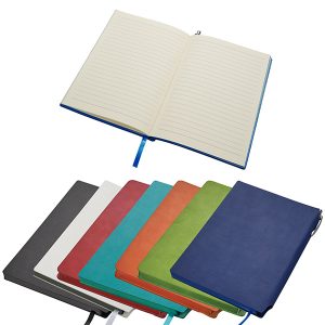 מחברת עסקים A5 מקום לעט בכריכה פתיחה עברית / אנגלית