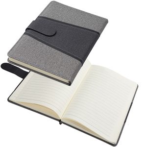 מחברת עסקים מהודרת סגירה מגנטית פתיחה דו כיוונית עברית / אנגלית