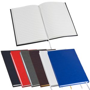 מחברת כריכת PU דמוי עור יוקרתי A5 פתיחה עברית 80 דף מבית המותג גבעוני