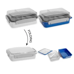 קופסת אוכל עם אטימת סיליקון