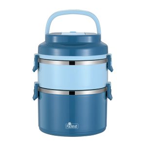 Lunch Box קופסת אוכל כפולה נירוסטה חם/קר מבית המותג Pack&eat