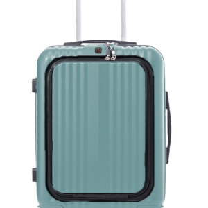 מזוודת טרולי סוויס 20" עם תא קידמי לנייד,גלגלים מתפרקים