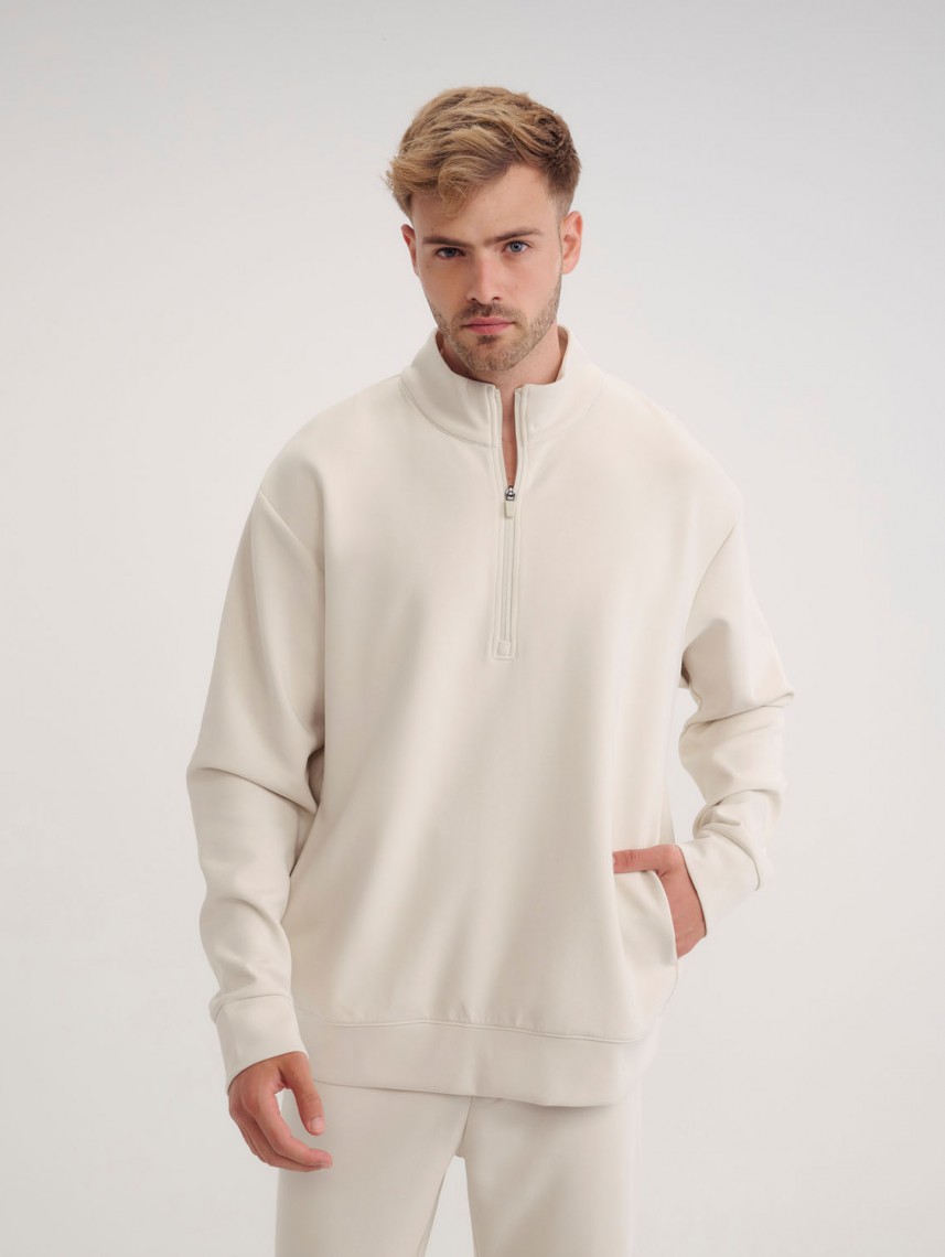 ELLIOT HALF ZIP SWEATSHIRT – תמונה 4